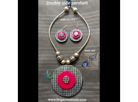 double side pendent set