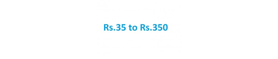Rs.35 to Rs.350